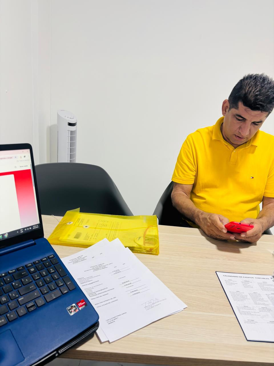 Proceso de revisión documental en Imperio Contable